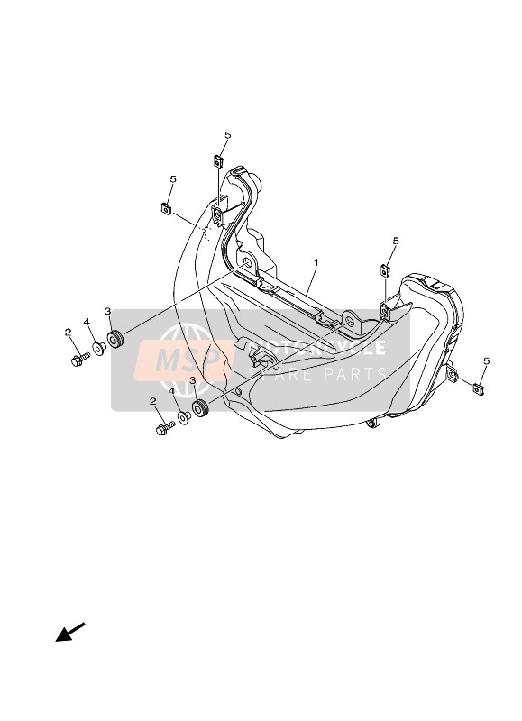 Yamaha XMAX 400 ABS 2020 HEADLIGHT for a 2020 Yamaha XMAX 400 ABS